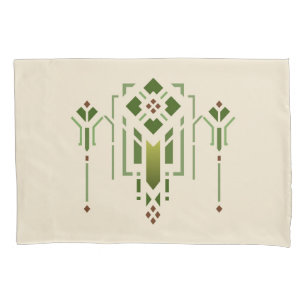 Helen Foster Prairie Stencil Motif Standard Size Pillowcase