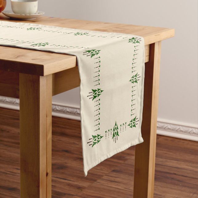 Helen Foster Spirit of the Woods Pattern Long Table Runner (In Situ)