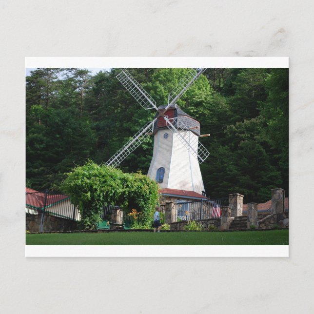 Helen, GA Windmill Postcard (Front)