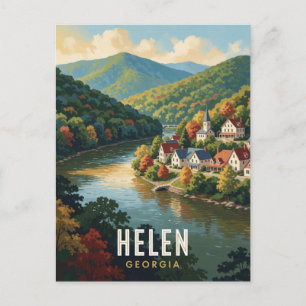 Helen Georgia Blue Ridge Travel Postcard