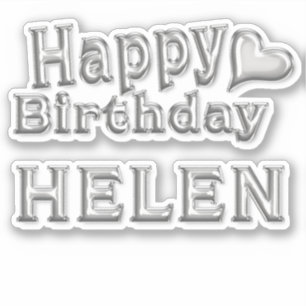 Helen Happy Birthday Autocollants