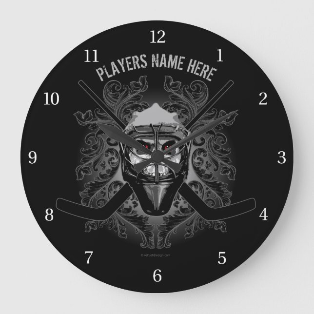 Helen Hockey Goalie Grande horloge (Recto)
