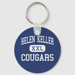 Helen Keller Cougars Middle Easton Keychain