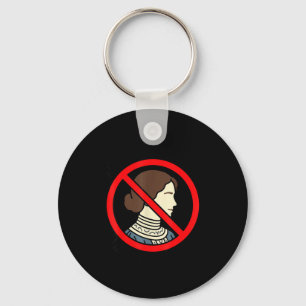 Helen Keller Denier Ain't No Way T Funny  Keychain