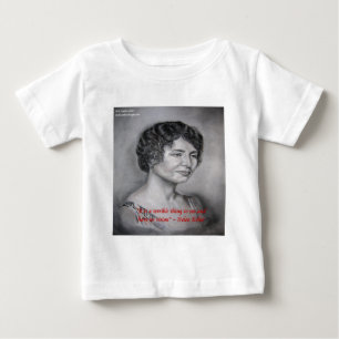 Helen Keller Having Vision Wisdom Quote Baby T-Shirt