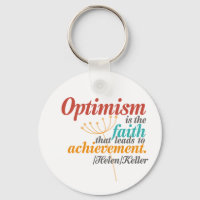 Helen Keller Optimism Quote