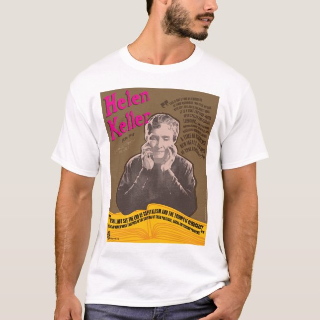 Helen Keller print tee-shirt T-Shirt (Front)