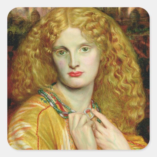 Helen of Troy, 1863 Square Sticker (Front)