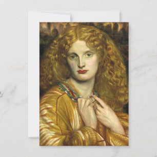 Helen of Troy (by Dante Gabriel Rossetti) Card