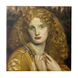 Helen of Troy (by Dante Gabriel Rossetti) Tile