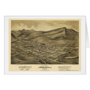 Helena, carte panoramique de la TA - 1875