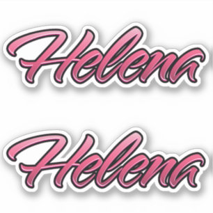 Helena faded pink sticker Sticker Stickerset