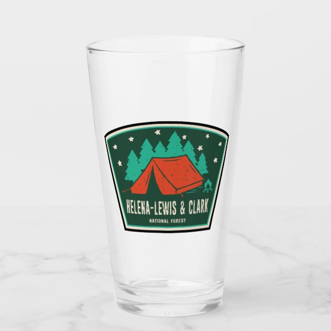 Helena-Lewis and Clark National Forest Camping Glass (Front)