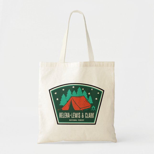Helena-Lewis and Clark National Forest Camping Tote Bag (Front)