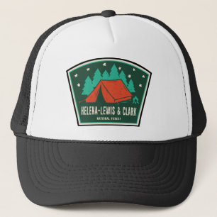 Helena-Lewis and Clark National Forest Camping Trucker Hat