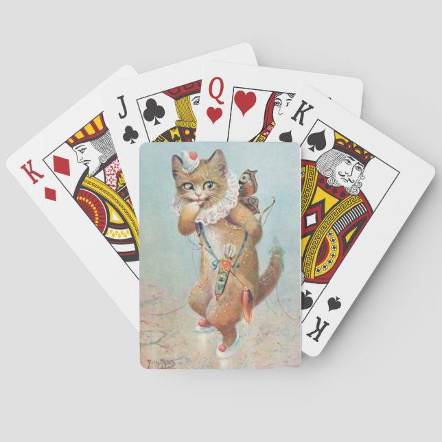 Helena Maguire Cat in a Wicker Bed Playing Cards (Back)