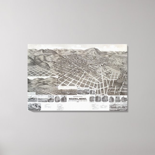 Helena, Mont Canvas Print (Front)