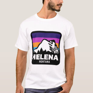 Helena Montana Fishing Skiing Snowboarding Family T-Shirt