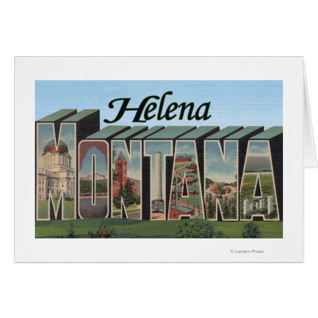 Helena, Montana - Large Letter Scenes (Front Horizontal)