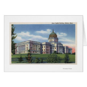 Helena, Montana - vue de bâtiment de capitol
