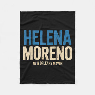 Helena Moreno New Orleans Mayor  Fleece Blanket