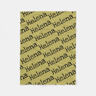helena name from Orphan Black repeat pattern Fleece Blanket