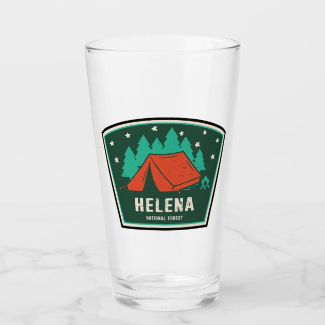 Helena National Forest Camping Glass (Front)