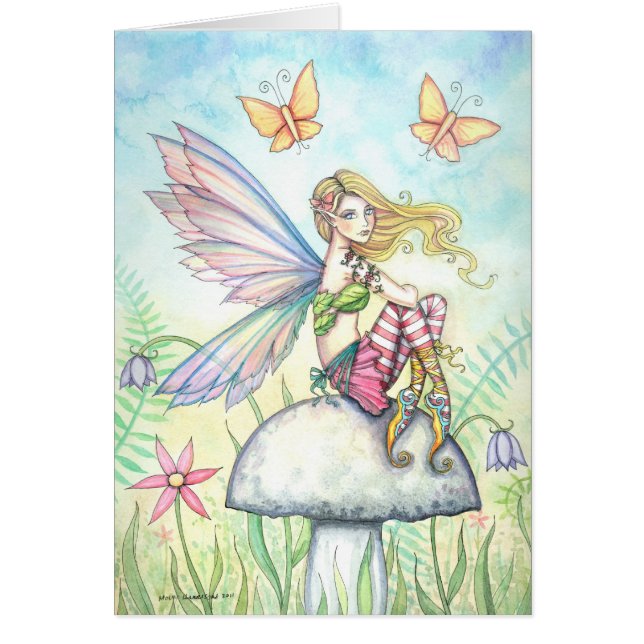 Helena's Garden Fairy Card by Molly Harrison (Front)