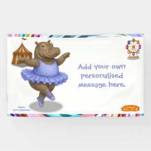 Helene circus performer banner