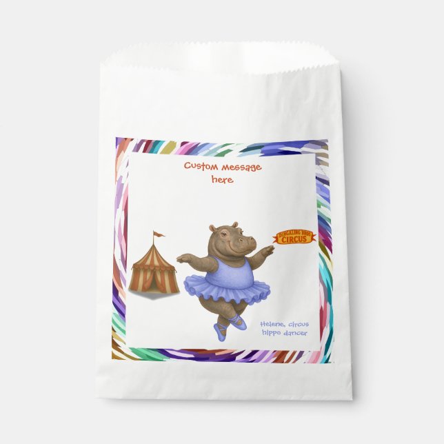 Helene circus performer favour bag (Front)