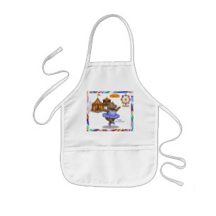 Helene circus performer kids apron