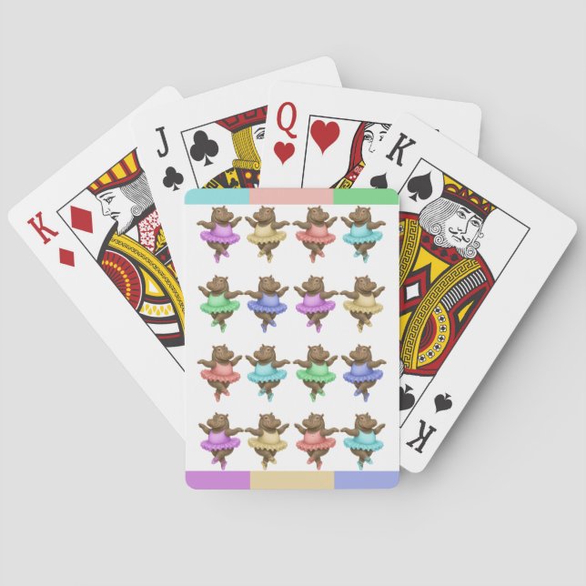 Helene circus performer playing cards (Back)
