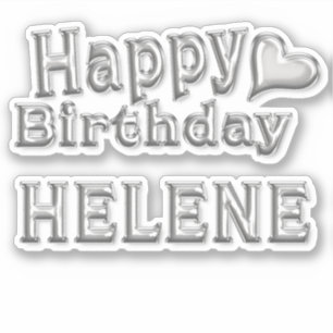 Helene Happy Birthday Autocollants