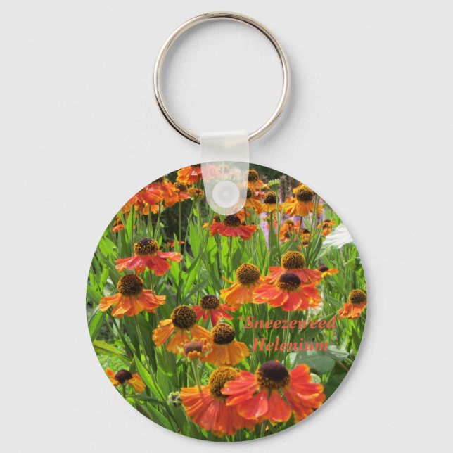 Helenium "Sneezeweed" Keychain (Front)