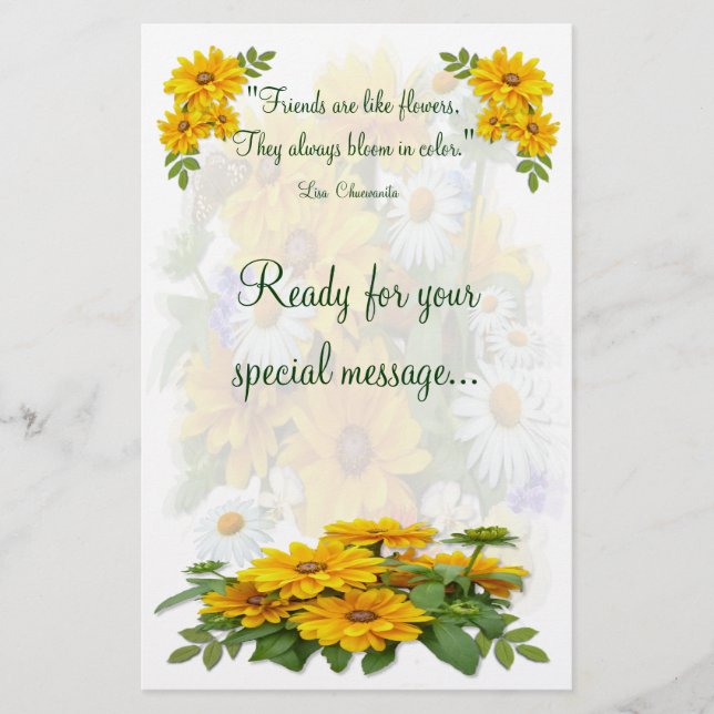 Helenium ~ Stationary Stationery (Front)