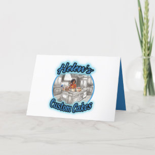 Helen's Custom Cakes Thank You Card