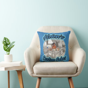 Helen's Custom Cakes Throw Pillow