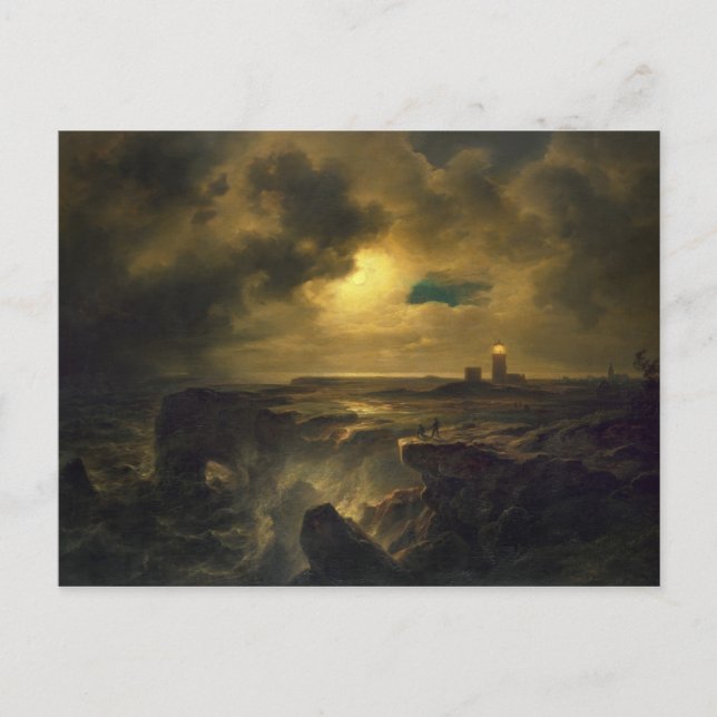 Helgoland in Moonlight, 1851 Postcard (Front)