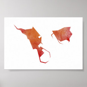 Helgoland Map Poster