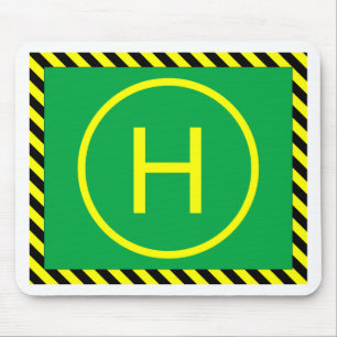 Heli landing Pad Mouse Pad