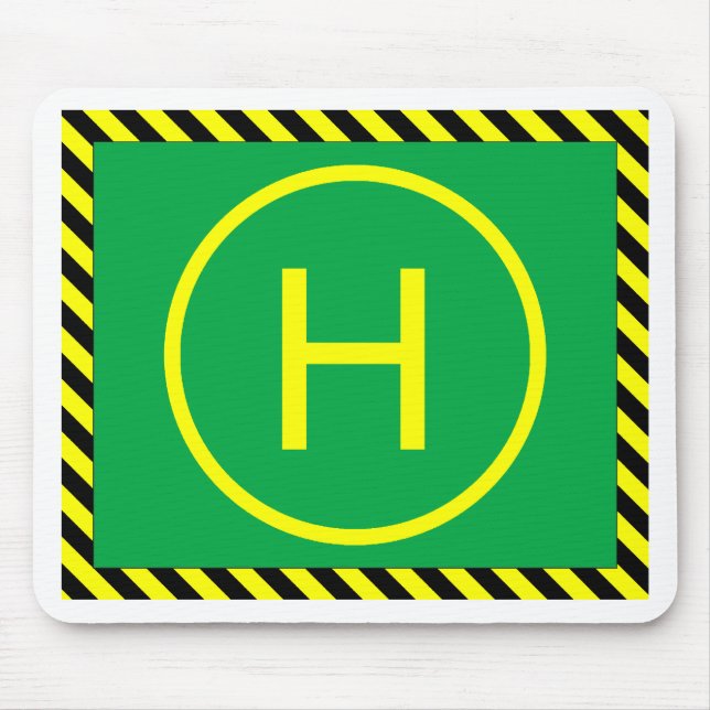 Heli landing Pad Mouse Pad (Front)
