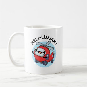 Heli-llujah Funny Helicopter Pun Coffee Mug