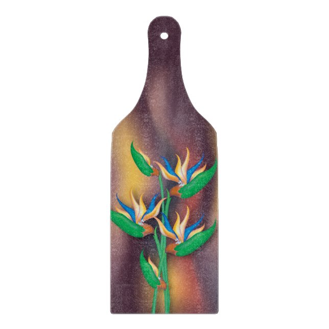 Heliconia Cutting Board (Front)