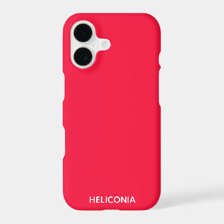 Heliconia red colour name