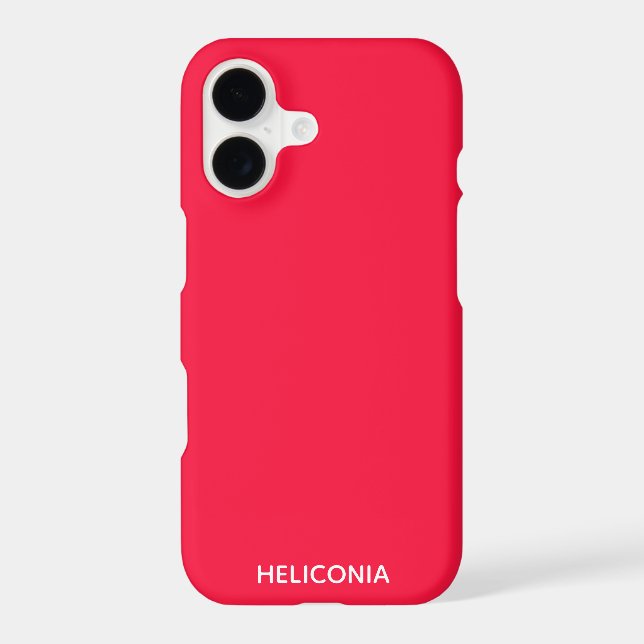 Heliconia red colour name (Back)