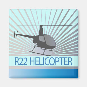 Helicopter Aircraft Magnet