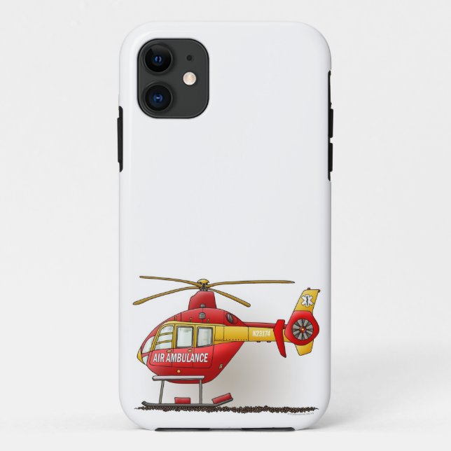Helicopter Ambulance Case-Mate iPhone Case (Back)