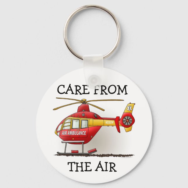 Helicopter Ambulance Keychain CFTA (Front)