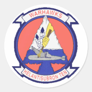 Helicopter Anti-Submarine Squadron TEN Classic Round Sticker
