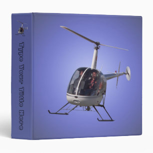 Helicopter Binder Cool Helicopter Book Binders